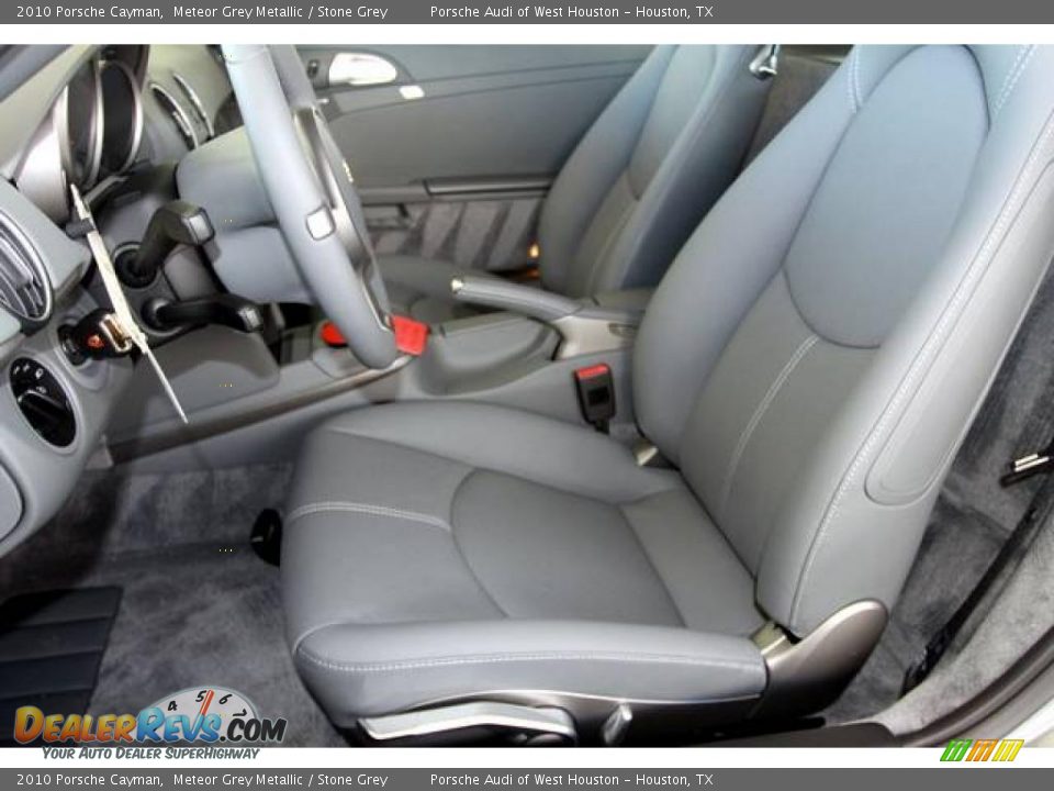 2010 Porsche Cayman Meteor Grey Metallic / Stone Grey Photo #8