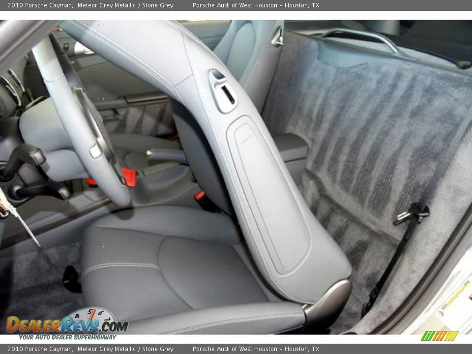 2010 Porsche Cayman Meteor Grey Metallic / Stone Grey Photo #9
