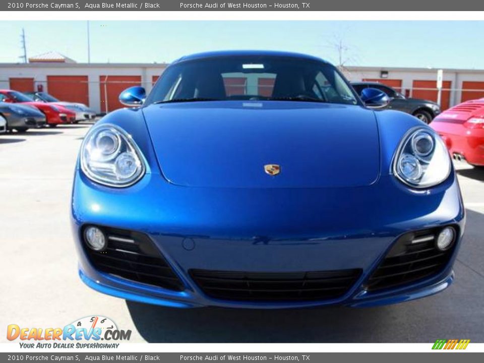 2010 Porsche Cayman S Aqua Blue Metallic / Black Photo #2