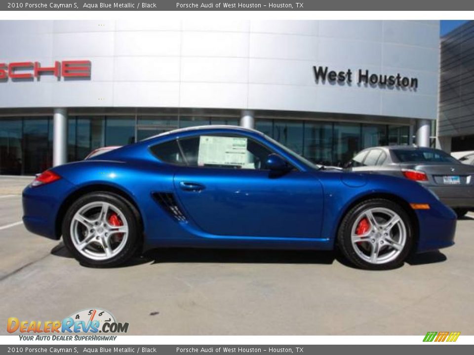 2010 Porsche Cayman S Aqua Blue Metallic / Black Photo #3
