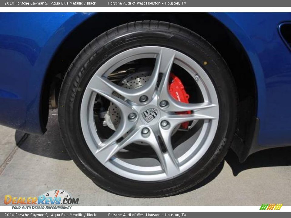 2010 Porsche Cayman S Aqua Blue Metallic / Black Photo #4
