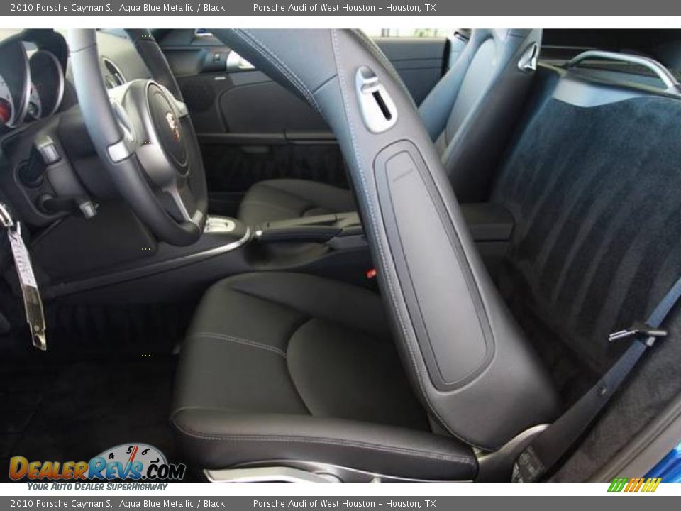 2010 Porsche Cayman S Aqua Blue Metallic / Black Photo #9