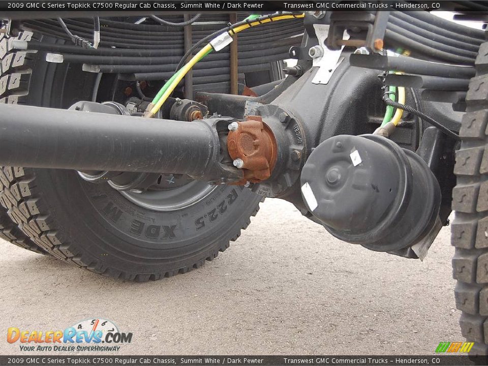 2009 GMC C Series Topkick C7500 Regular Cab Chassis Summit White / Dark Pewter Photo #7