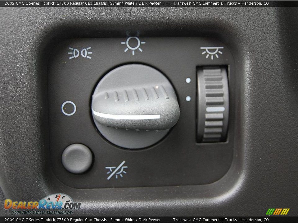 2009 GMC C Series Topkick C7500 Regular Cab Chassis Summit White / Dark Pewter Photo #16