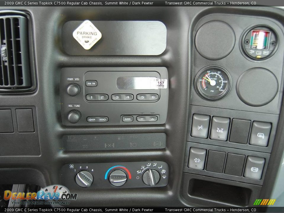 2009 GMC C Series Topkick C7500 Regular Cab Chassis Summit White / Dark Pewter Photo #21
