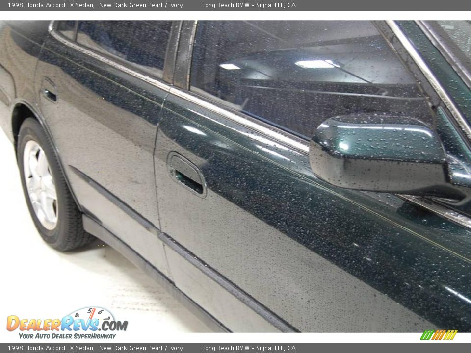 1998 Honda Accord LX Sedan New Dark Green Pearl / Ivory Photo #4
