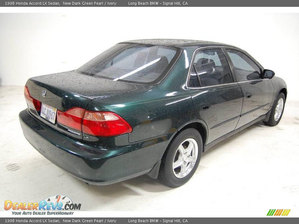 1998 Honda Accord LX Sedan New Dark Green Pearl / Ivory Photo #6