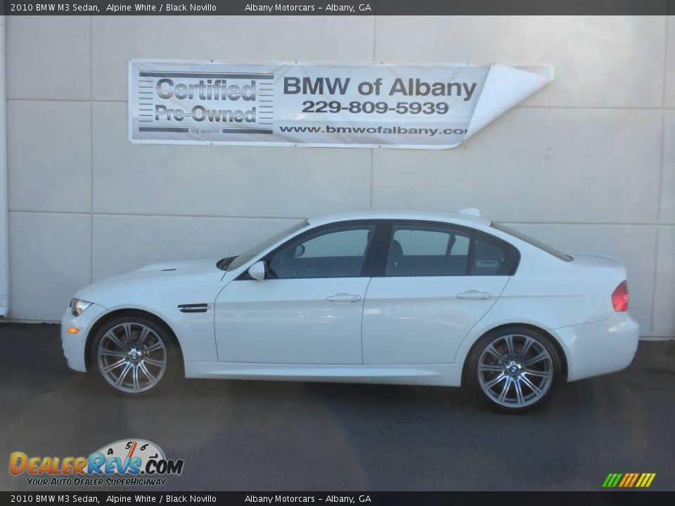 2010 BMW M3 Sedan Alpine White / Black Novillo Photo #1