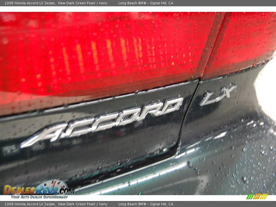1998 Honda Accord LX Sedan New Dark Green Pearl / Ivory Photo #8