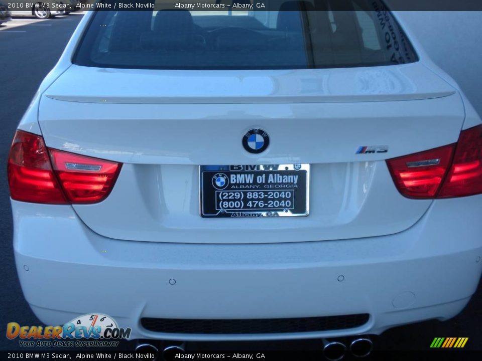 2010 BMW M3 Sedan Alpine White / Black Novillo Photo #4
