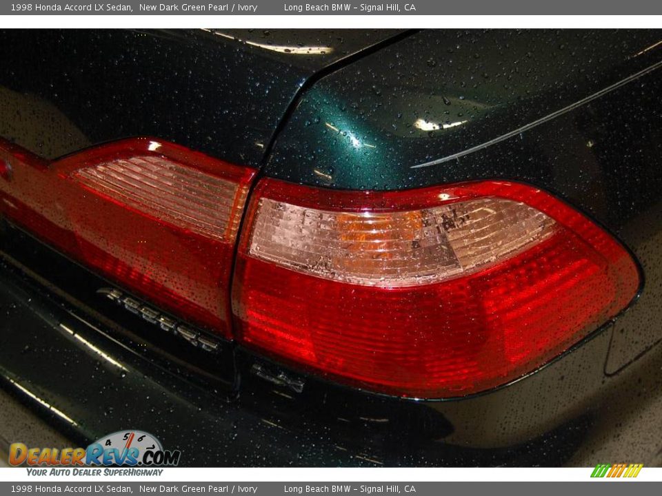1998 Honda Accord LX Sedan New Dark Green Pearl / Ivory Photo #10