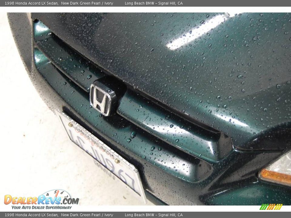 1998 Honda Accord LX Sedan New Dark Green Pearl / Ivory Photo #14