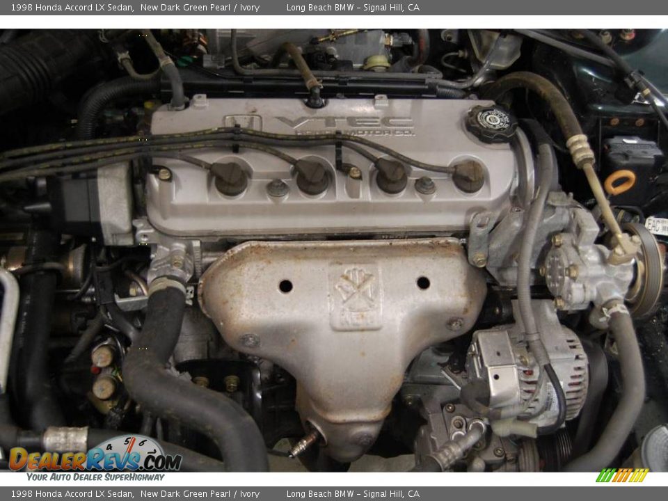 1998 Honda Accord LX Sedan New Dark Green Pearl / Ivory Photo #18