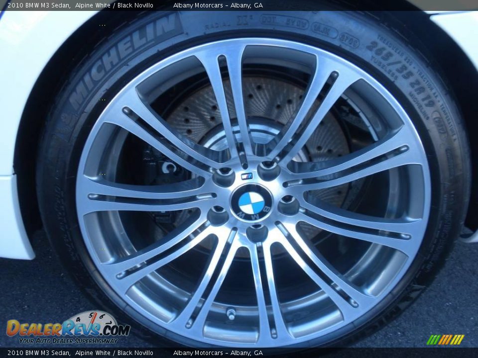 2010 BMW M3 Sedan Alpine White / Black Novillo Photo #14