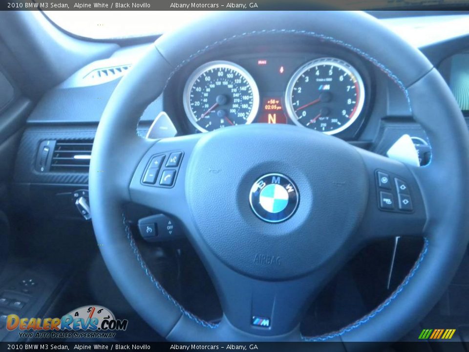 2010 BMW M3 Sedan Alpine White / Black Novillo Photo #15