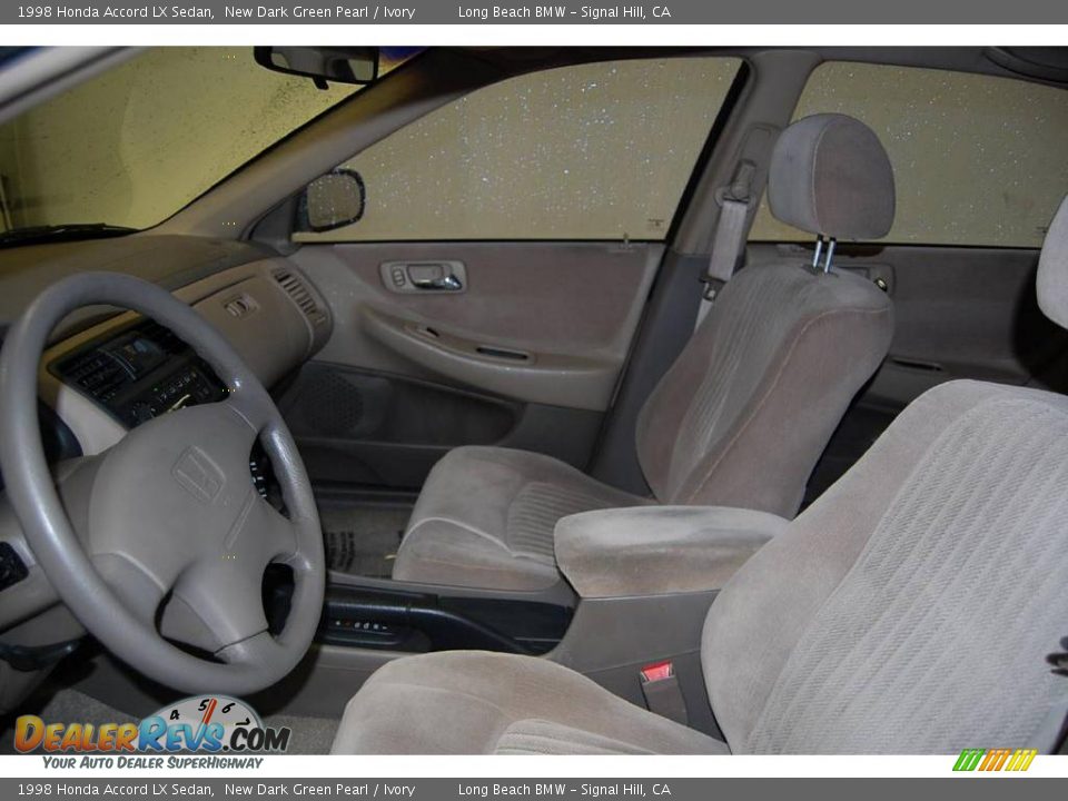 1998 Honda Accord LX Sedan New Dark Green Pearl / Ivory Photo #20