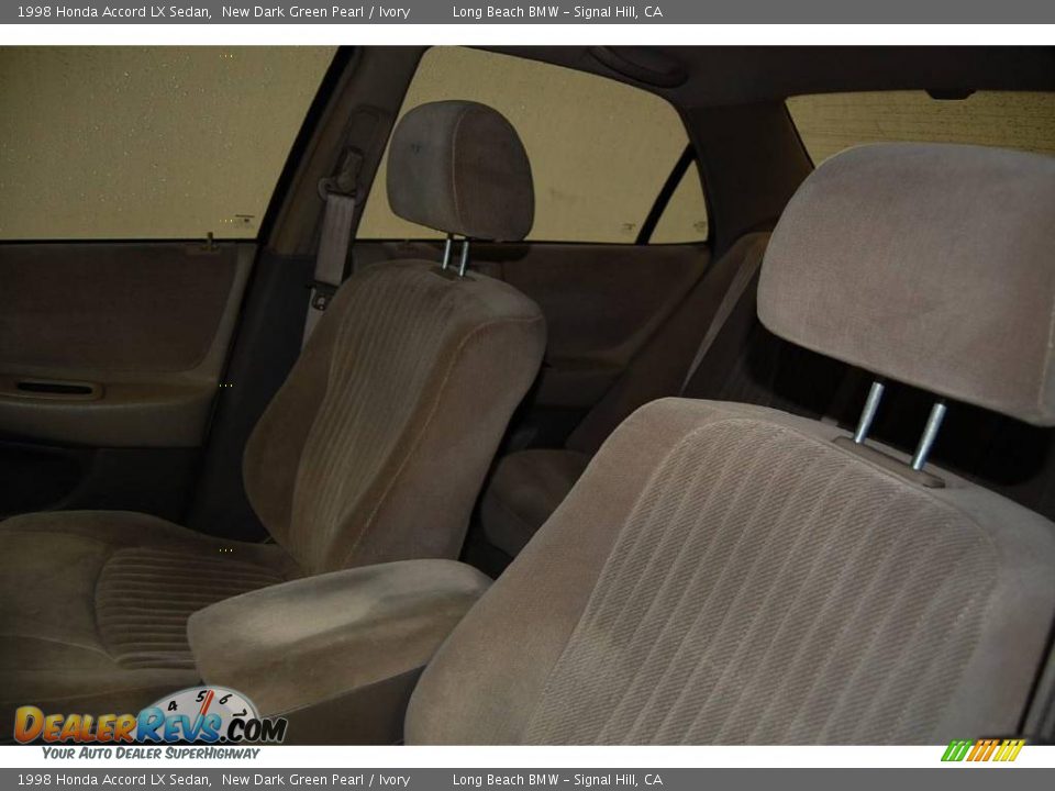 1998 Honda Accord LX Sedan New Dark Green Pearl / Ivory Photo #21