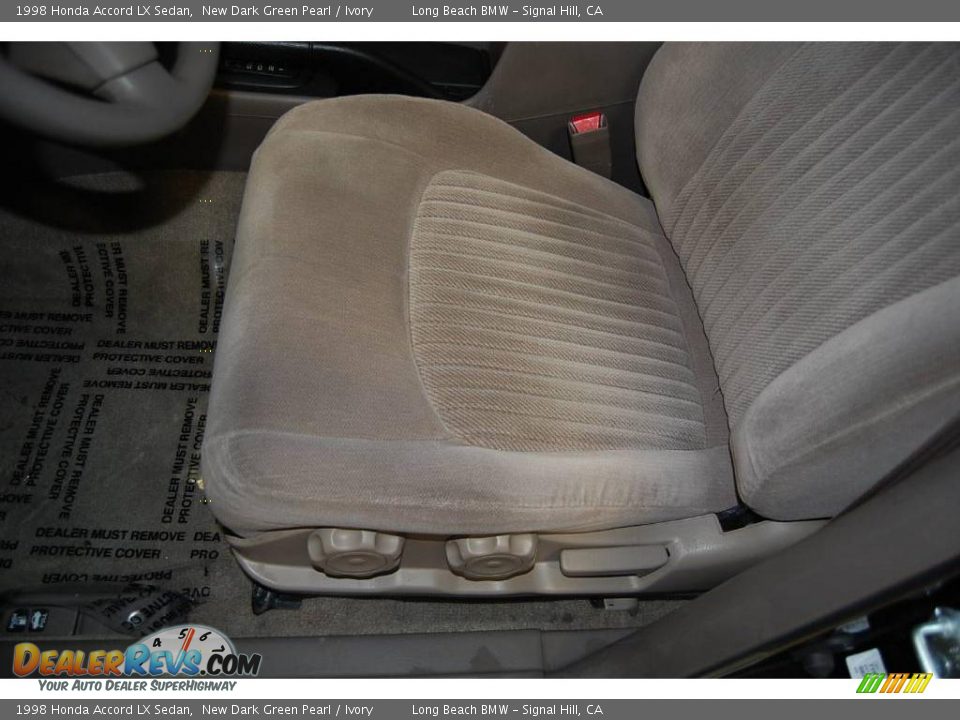 1998 Honda Accord LX Sedan New Dark Green Pearl / Ivory Photo #22