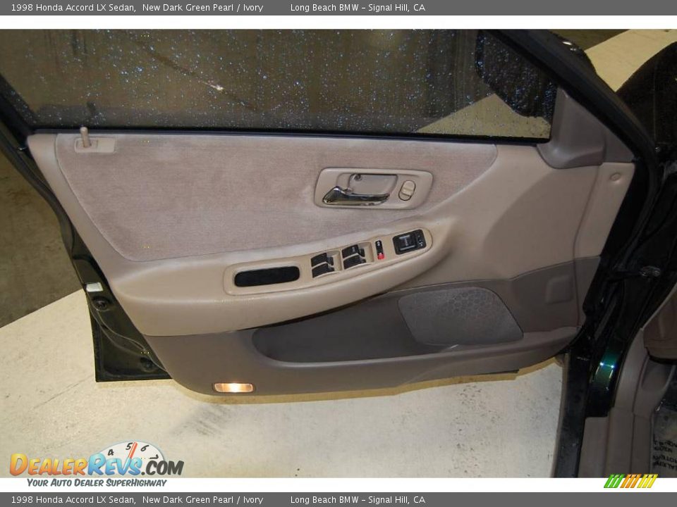 1998 Honda Accord LX Sedan New Dark Green Pearl / Ivory Photo #23