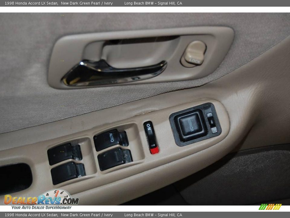 1998 Honda Accord LX Sedan New Dark Green Pearl / Ivory Photo #24