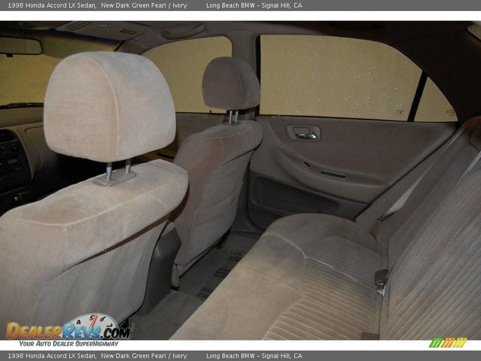 1998 Honda Accord LX Sedan New Dark Green Pearl / Ivory Photo #25
