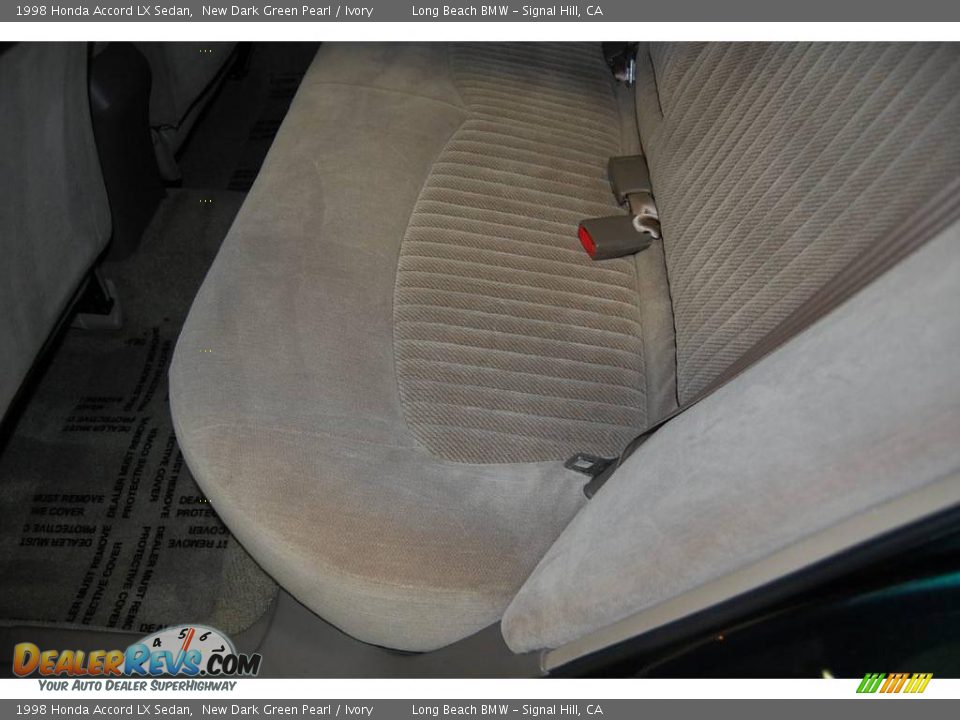 1998 Honda Accord LX Sedan New Dark Green Pearl / Ivory Photo #28