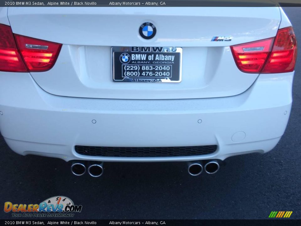 2010 BMW M3 Sedan Alpine White / Black Novillo Photo #24