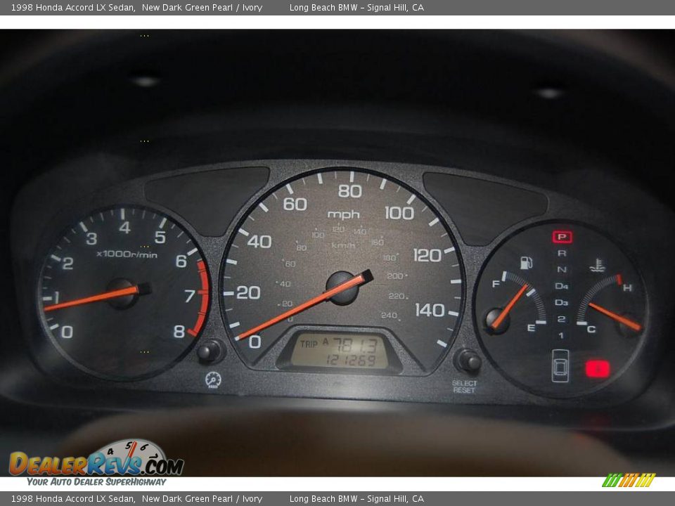 1998 Honda Accord LX Sedan New Dark Green Pearl / Ivory Photo #30