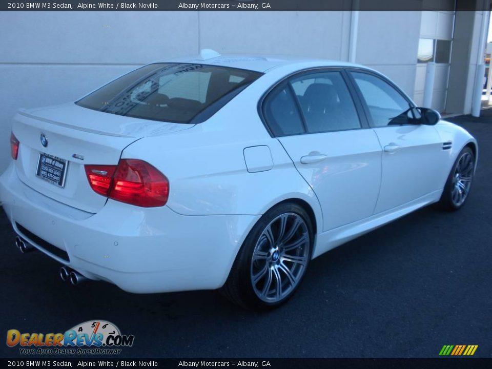 2010 BMW M3 Sedan Alpine White / Black Novillo Photo #25