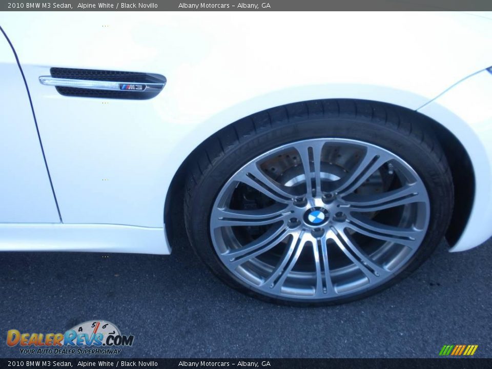 2010 BMW M3 Sedan Alpine White / Black Novillo Photo #27