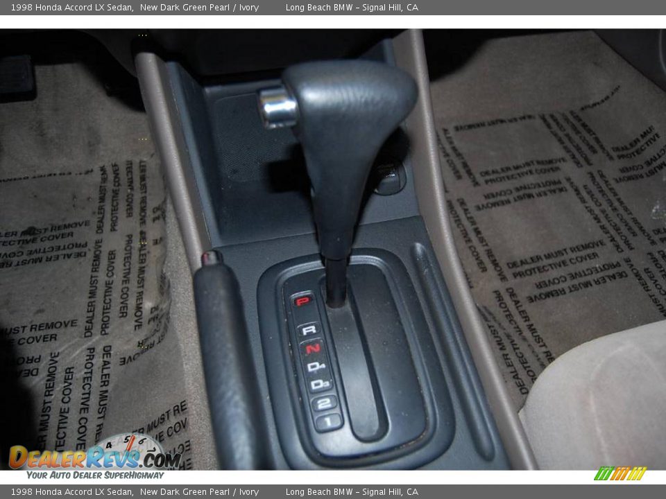1998 Honda Accord LX Sedan New Dark Green Pearl / Ivory Photo #33