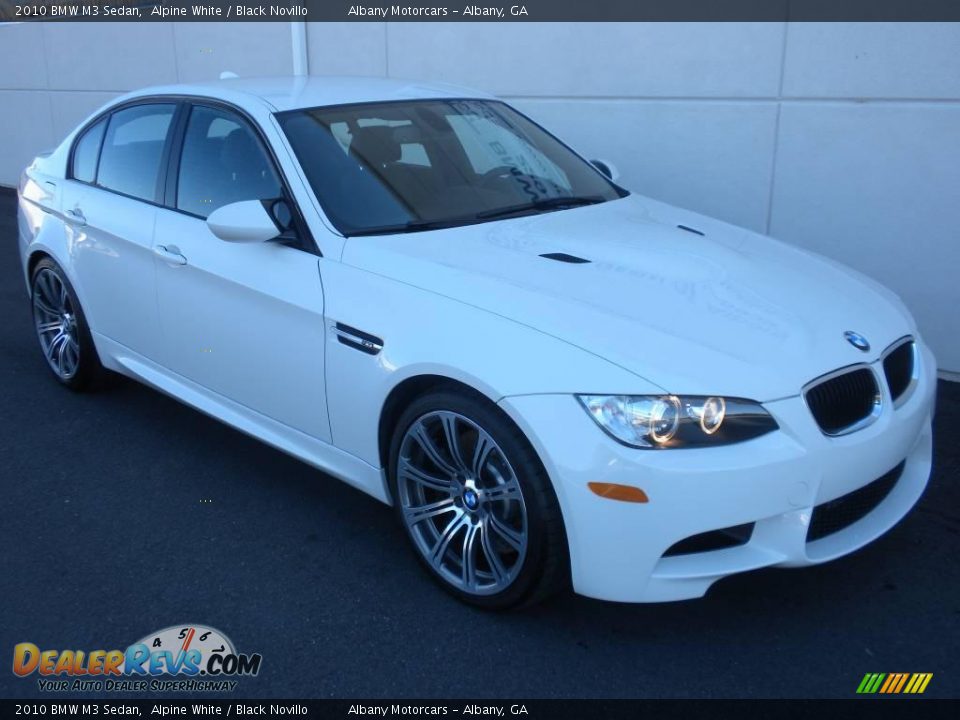 2010 BMW M3 Sedan Alpine White / Black Novillo Photo #28