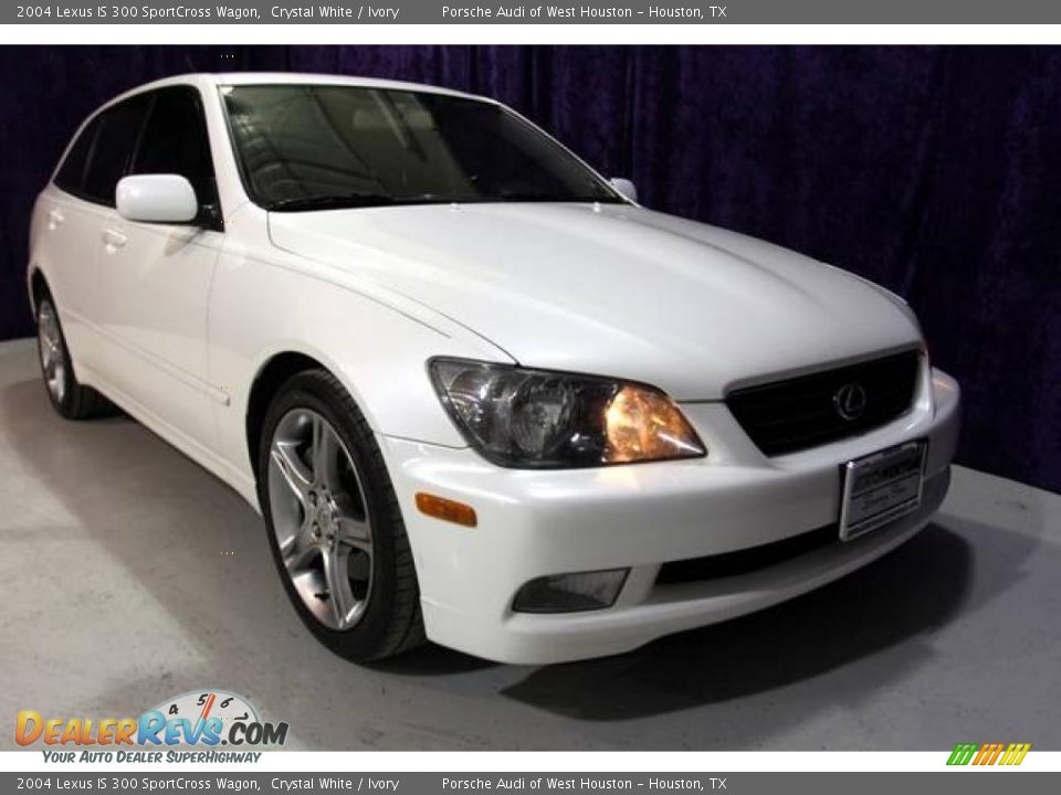 2004 Lexus IS 300 SportCross Wagon Crystal White / Ivory Photo #1