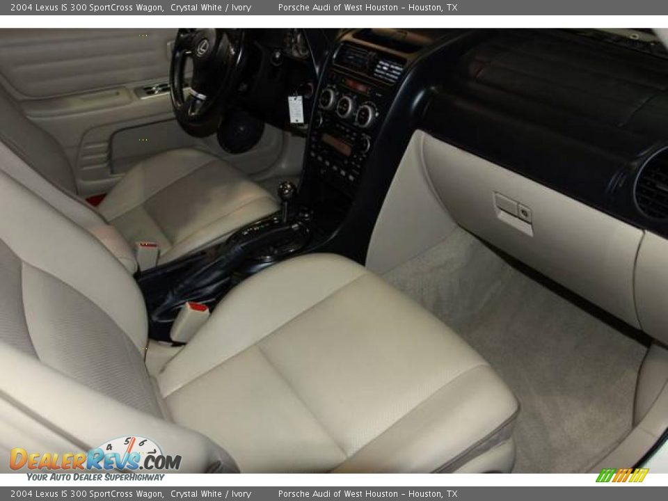 2004 Lexus IS 300 SportCross Wagon Crystal White / Ivory Photo #6