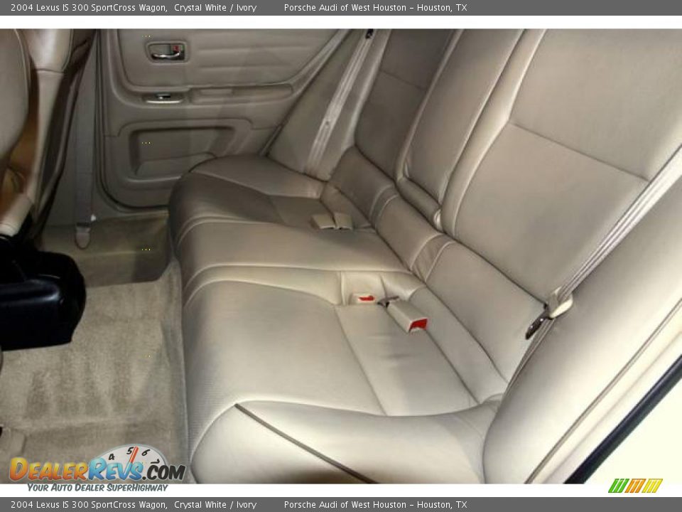 2004 Lexus IS 300 SportCross Wagon Crystal White / Ivory Photo #10