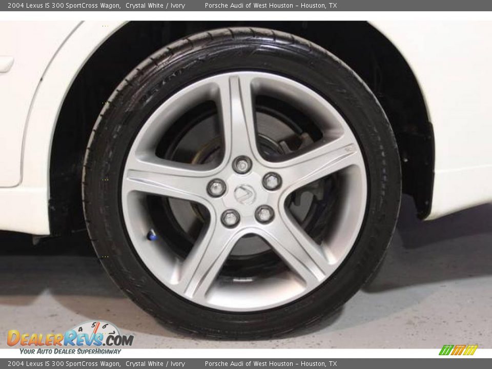 2004 Lexus IS 300 SportCross Wagon Crystal White / Ivory Photo #11