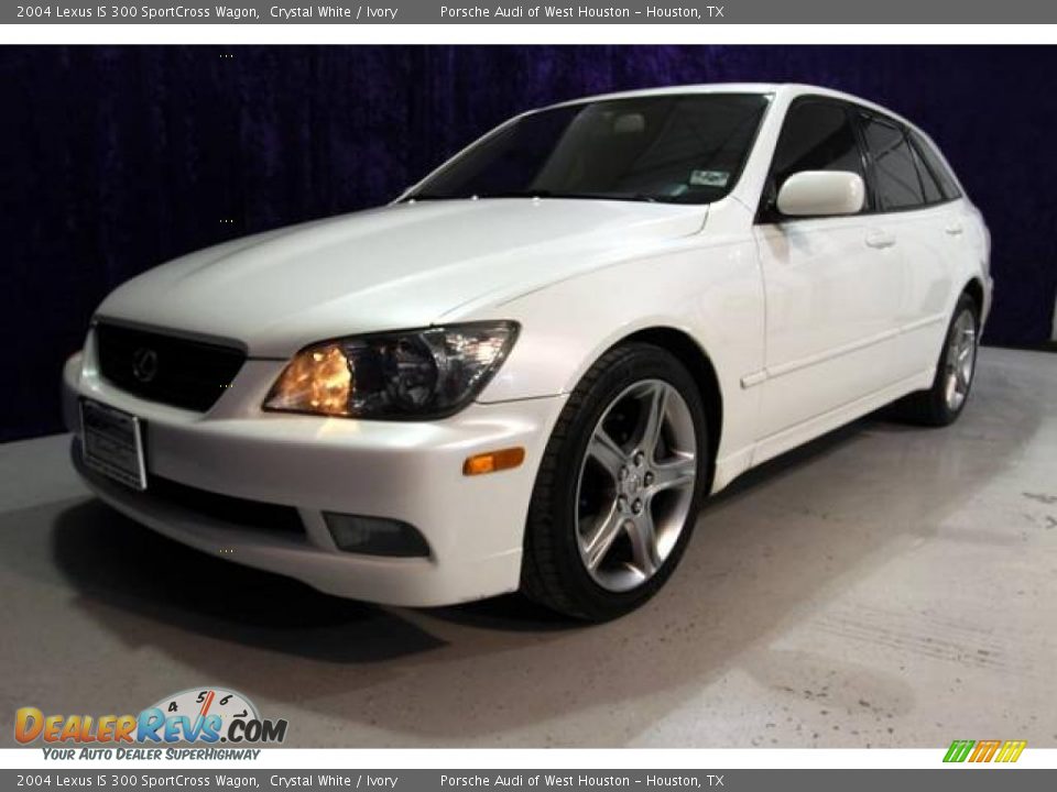 2004 Lexus IS 300 SportCross Wagon Crystal White / Ivory Photo #12