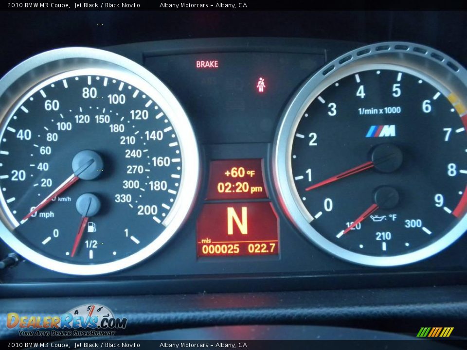 2010 BMW M3 Coupe Jet Black / Black Novillo Photo #16