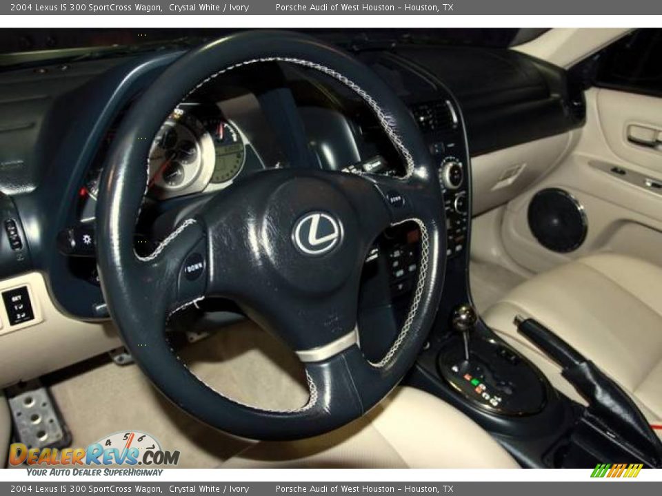 2004 Lexus IS 300 SportCross Wagon Crystal White / Ivory Photo #20