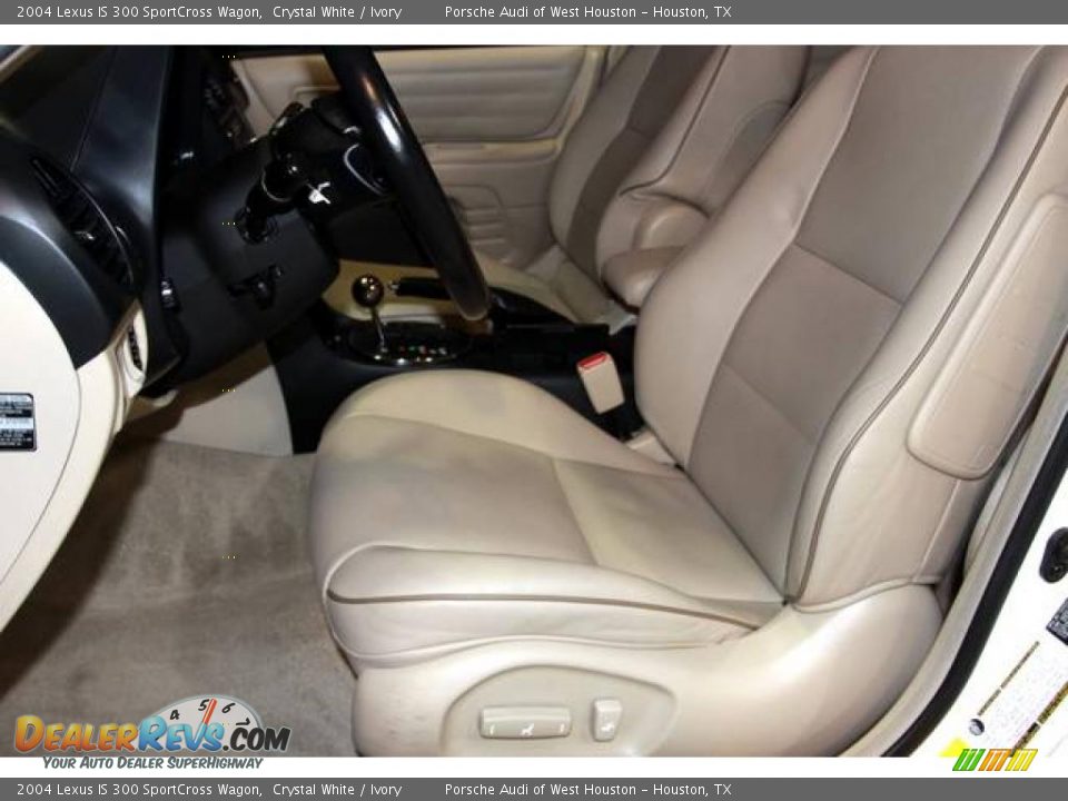 2004 Lexus IS 300 SportCross Wagon Crystal White / Ivory Photo #23