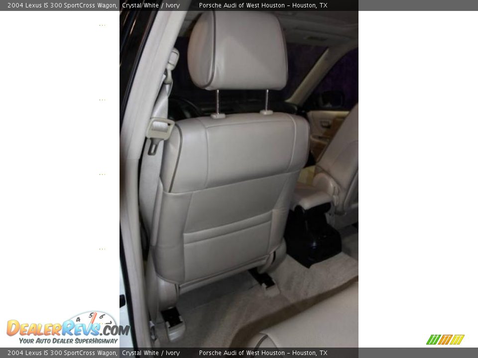 2004 Lexus IS 300 SportCross Wagon Crystal White / Ivory Photo #28