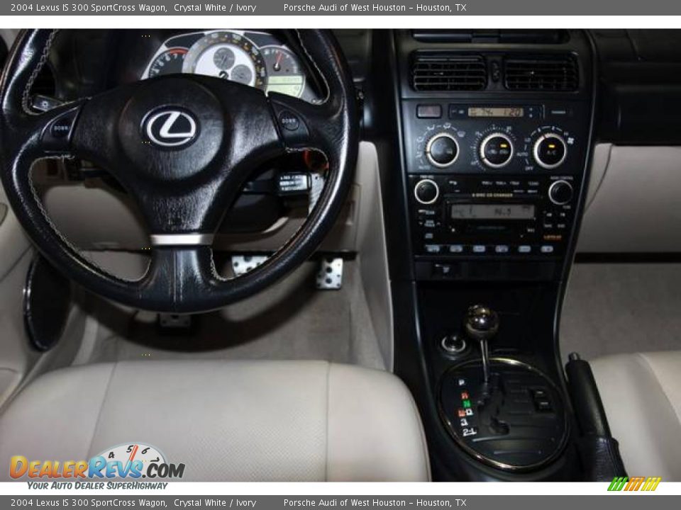 2004 Lexus IS 300 SportCross Wagon Crystal White / Ivory Photo #30