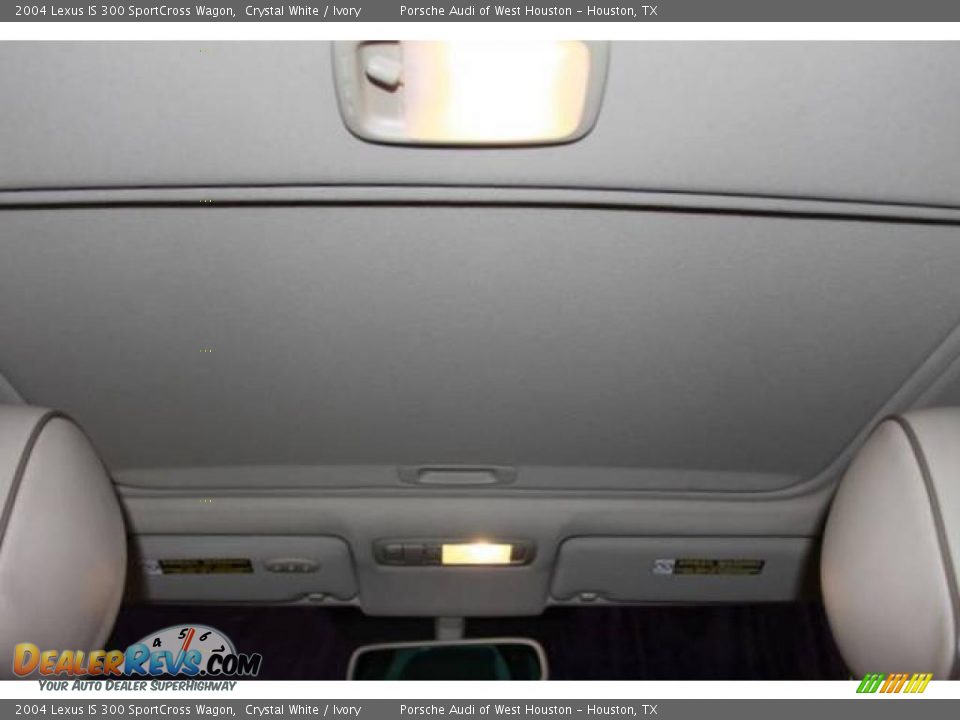 2004 Lexus IS 300 SportCross Wagon Crystal White / Ivory Photo #35
