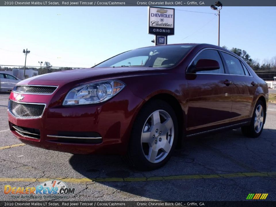 2010 Chevrolet Malibu LT Sedan Red Jewel Tintcoat / Cocoa/Cashmere Photo #1