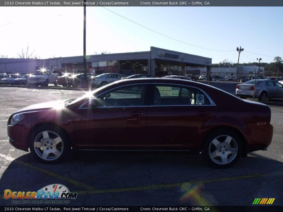 2010 Chevrolet Malibu LT Sedan Red Jewel Tintcoat / Cocoa/Cashmere Photo #2