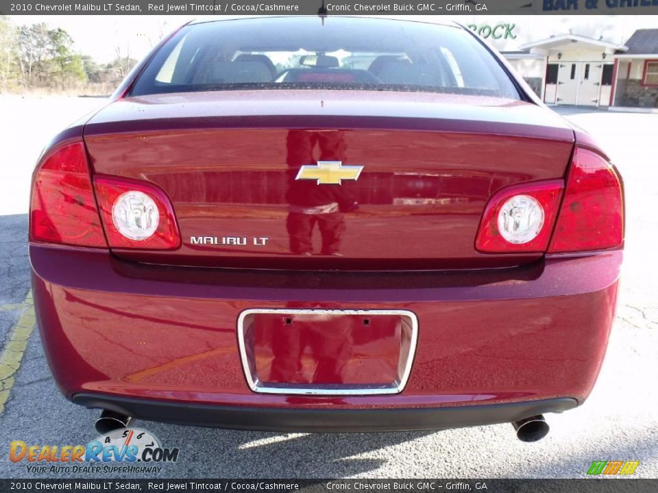 2010 Chevrolet Malibu LT Sedan Red Jewel Tintcoat / Cocoa/Cashmere Photo #4