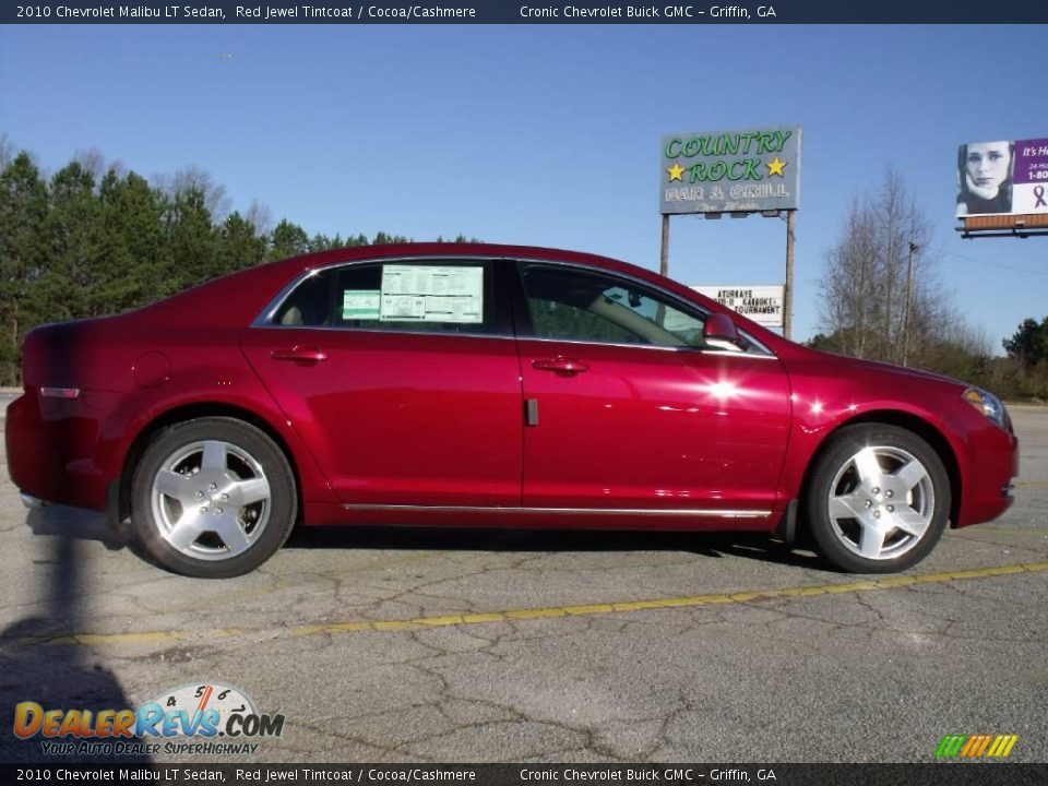 2010 Chevrolet Malibu LT Sedan Red Jewel Tintcoat / Cocoa/Cashmere Photo #6