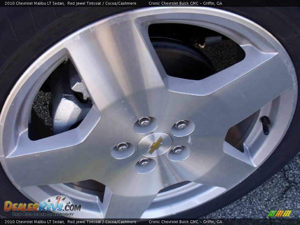 2010 Chevrolet Malibu LT Sedan Red Jewel Tintcoat / Cocoa/Cashmere Photo #9