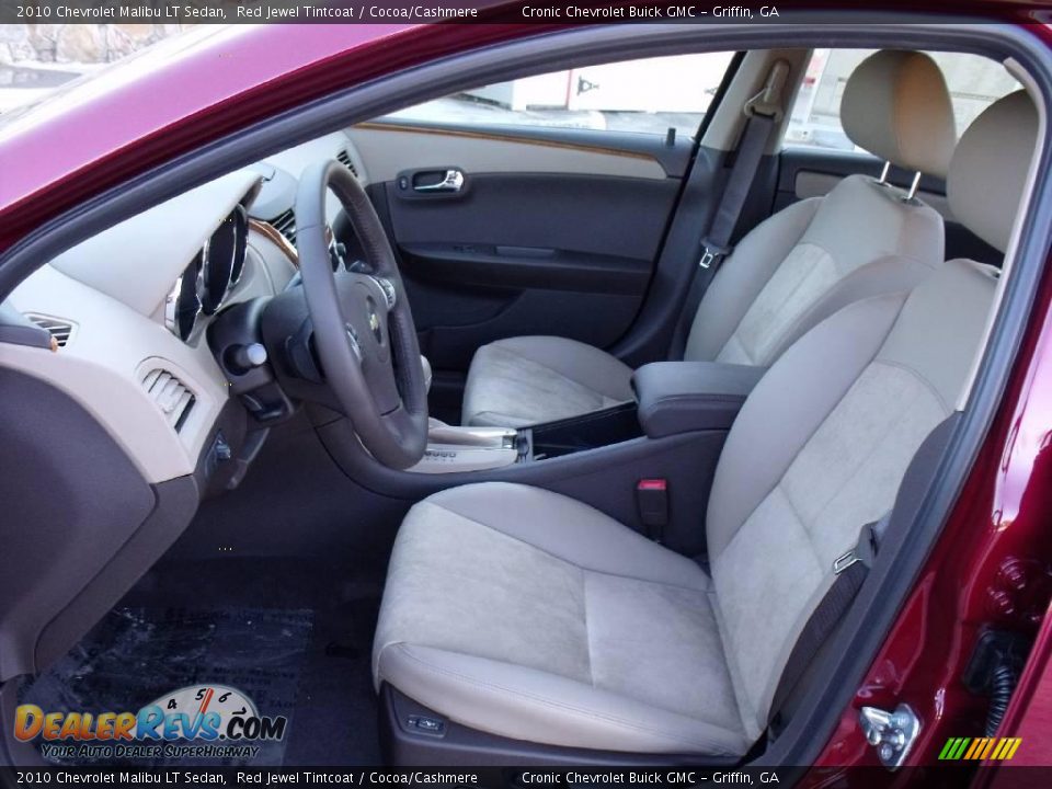 2010 Chevrolet Malibu LT Sedan Red Jewel Tintcoat / Cocoa/Cashmere Photo #10