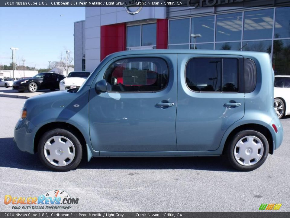 2010 Nissan Cube 1.8 S Caribbean Blue Pearl Metallic / Light Gray Photo #2